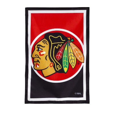 Flag, DS New Burlap, Reg, Chicago Blackhawks