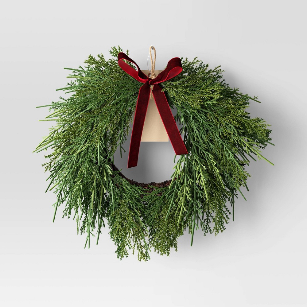 Pack of 2 Christmas Draping Cedar Mini Wreath - Room Essentials™