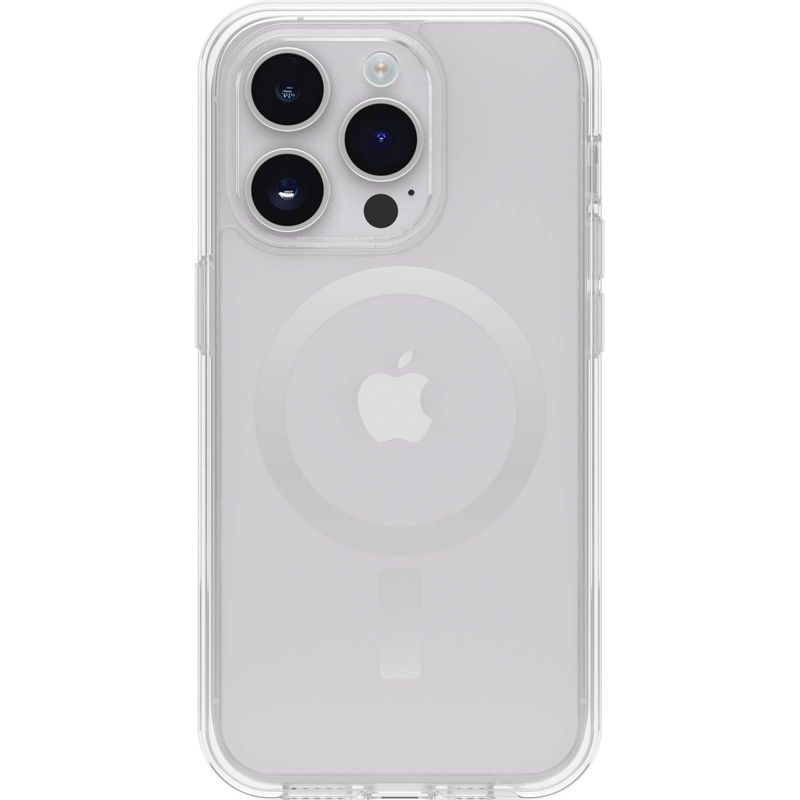 OtterBox Apple iPhone 14 Pro Symmetry Clear Plus Case with MagSafe - Clear, 1 of 5