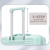 KTMBDW Luggage Sets 3 Piece PP Hardshell Carry on Suitcase, Travel Lightweight Carry-on with Double Spinner Wheels and TSA Lock - 2 of 4