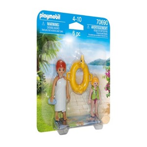 Playmobil DuoPack Water Park Swimmers 70690 Two Figures - 1 of 1