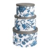 Round Hat Boxes with Lids, Large, Medium and Small, Stackable and Nestable - 3 of 4