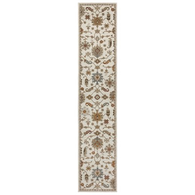 Oriental Weavers Andorra 2419B Ivory/ Multi Indoor Area Rug - 2'6" x 12'