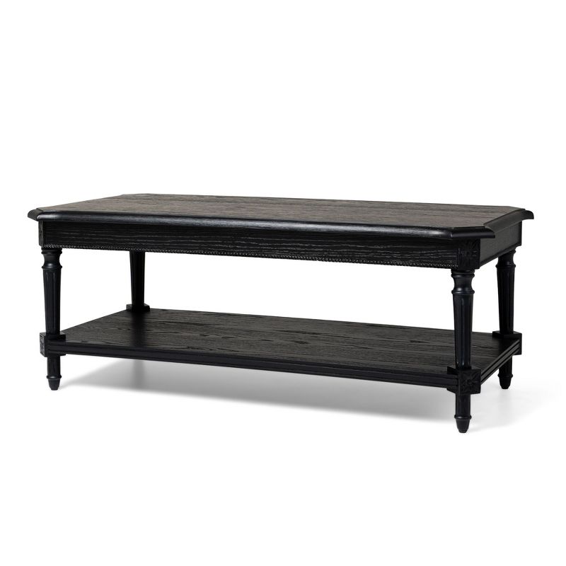Maven Lane Pullman Traditional Square Wooden Coffee Table, 1 of 8