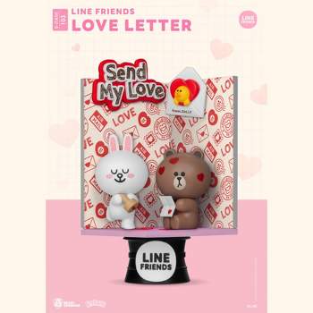 Line Friends Diorama Stage-103-Line Friends-Love Letter (D-Stage)