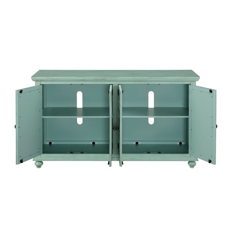 Martin Svensson Home Orleans 63" TV Stand Mint Green Finish, 5 of 6