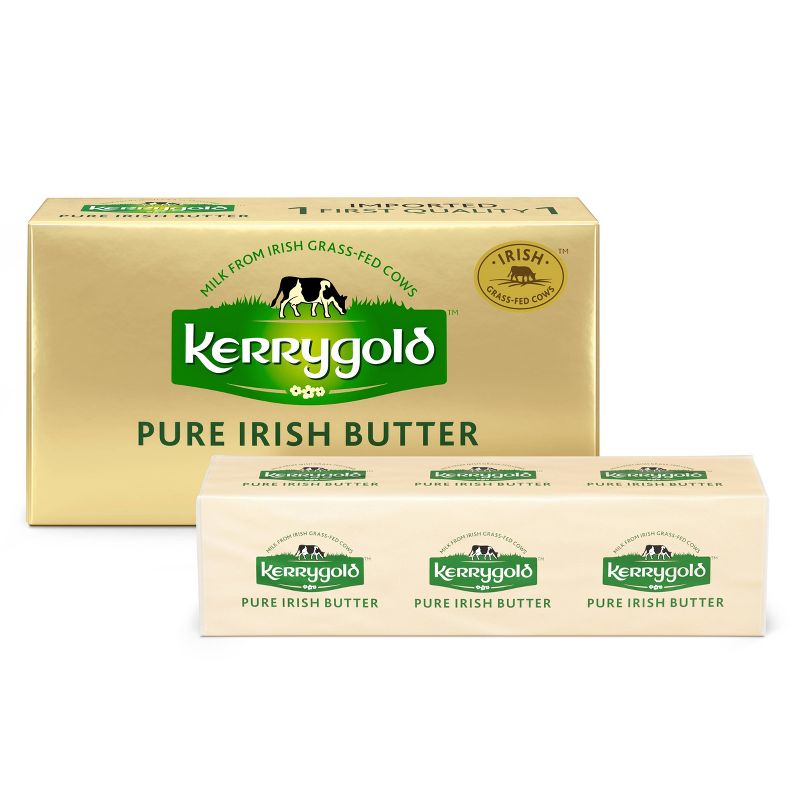 Kerrygold Grass-Fed Pure Irish Salted Butter Sticks - 8oz/2ct, 1 of 6