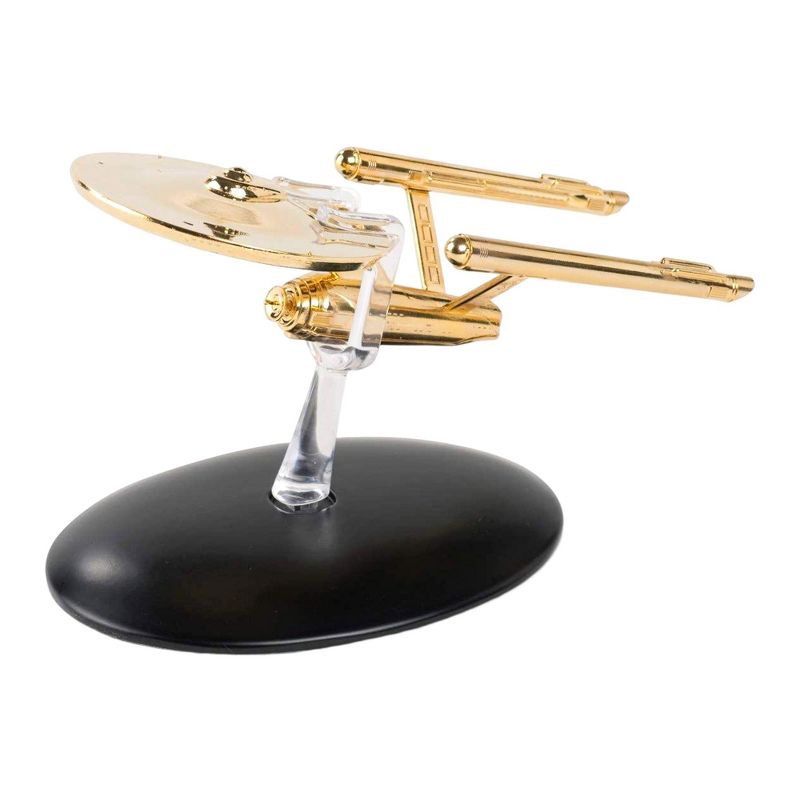 Eaglemoss Collections Star Trek Ship Replica | Gold Plated TOS NCC 1701 Enterprise (Variant), 1 of 10