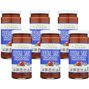Primal Kitchen Organic Unsweetened Cocktail Sauce - Case of 6/8.5 oz - 1 of 4