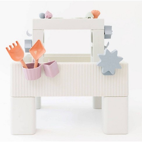 Smol Tide 2 in 1 Water Table And Sensory Table With Cover Light Gray Target