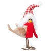Northlight Standing Bird with Scarf and Plaid Hat Christmas Figure - 10" - Beige - 4 of 4