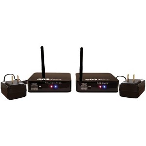 BIC America WTR-SYS 4-Channel Wireless Audio Transmitter/Receiver Kit for Powered Subs and Speakers in Black - 1 of 4