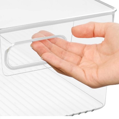 Sorbus 3 Pack Large Clear Plastic Container Bins - Great for Organizing the Kitchen, Fridge, Pantry and More — фото 3