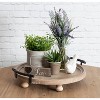 Kate and Laurel Bruillet Tray, 15" Diameter, Natural - 4 of 4