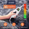Inhand Heated Blanket Electric Throw - 50"x60" Tie-dyed Flannel Heating Blanket Throw Auto-Off 10 Heat Level Over-Heat Protection - 4 of 4