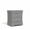 Galano Ireton 2-Drawer Nightstand Effortless Assembly & Stylish Storage Solution- 21.5''W x 15.8''D x 24.0''H - 3 of 4