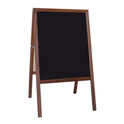 Crestline 312BB Marquee Easel - Natural Hardwood Two Black