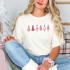 Simply Sage Market Row Of Christmas Trees Garment Dyed Tee - 2 of 4