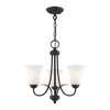 Livex Lighting Ridgedale 3 - Light Flush Mount in  Black - 4 of 4