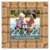 PosterPalooza | 22x22 Wide Bamboo Picture Frame, UV Acrylic, 4 Finishes - Brown, Black, Silver, and Natural - 2 of 4