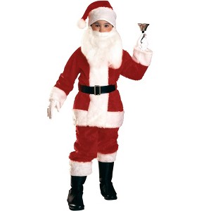 Rubies Boys Plush Santa Suit - 1 of 4