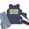 The Juniper Shop Chasing Sunshine Block Distressed Youth Tank Top - 3 of 4