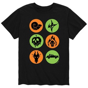 Men's - Disney Villains - Icons Short Sleeve Graphic T-Shirt - 1 of 4