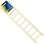 Living World Wood Ladders for Bird Cages(15" High - 9 Step Ladder)