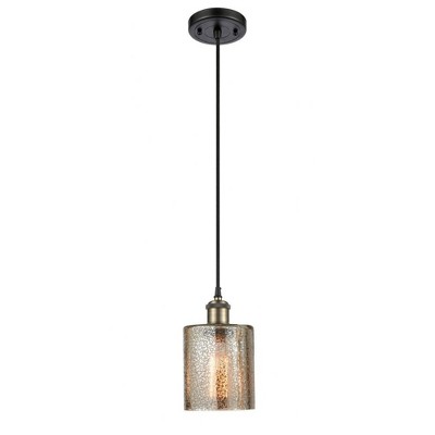 Cobbleskill - 1 Light Cord Hung Mini Pendant In Industrial Style-8 Inches Tall and 5 Inches Wide