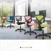 FONTOI Low-Back Mesh Armless Office Chair, Swivel Chair with Lumbar Support and Removable Seat Cushion for Home Office, Gray, 19.68"*29.52"*19.68" - 4 of 4
