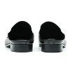 Santimon Men's Perforated Leather Mules Breathable Slip-on Backless Loafers - 4 of 4