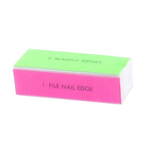 Unique Bargains Art 4-Way Buffer Sanding Block Manicure Guitar Nail File Multicolor 3.5" x 1.5" x 1.1" - 1 of 4