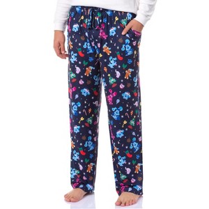 Blue's Clues Men's Christmas Sleep Tossed Print Pajama Pants For Adults - 1 of 4