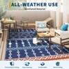Coucheta Outdoor Rug, Reversible Plastic Camping Rugs, Large Waterproof Floor Mat and Rug for Outdoors, Outside Carpet for Rv, Deck, Camper, Picnic - 2 of 4