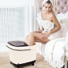 Costway All-In-One Foot Spa Bath Massager Tem/Time Set Heat Vibration W/4 Roller - image 3 of 4