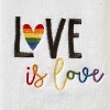 2pk Love is Love Hand Towel White - SKL Home - 3 of 4