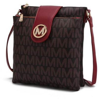 MKF Collection Wrigley M Signature Crossbody Bag Mia K