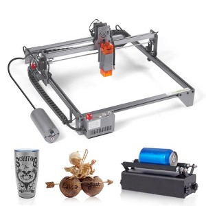 VEVOR Laser Engraver, 10W Output Laser Engraving Machine, 15.7" x 15.7" Large Working Area, 10000mm/min Movement Speed, Grey - 1 of 4
