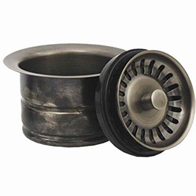 ALFI 3 1/2 Waste Disposer Trim with Matching Basket Strainer for Deep Fireclay Sinks