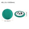 Unique Bargains Blouses Sweater Round Aluminum Cotton Fabric Cloth Covered Buttons 10 Pcs - 2 of 4