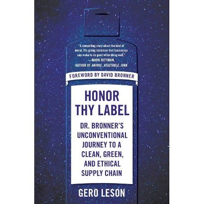 Honor Thy Label - by  Gero Leson (Hardcover)