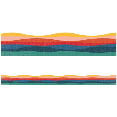Eureka Adventurer Golden Hour Extra Wide Deco Trim, 37 Feet (Pack of 6)