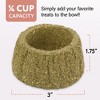 Evergreen Pet Supplies 4 Pack Furry Friends Timothy Hay Chewing Bowl for Small Pets & Bunnies - Edible Bowls for Guinea Pig Treats - 3 of 4