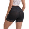 INSPIRE CHIC Women's Wide Lace Trim High-Waisted Tummy Control Butt-Lifting Breathable Shaping Panties - 2 of 4
