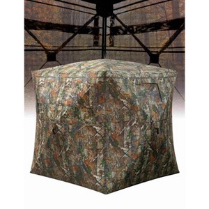 COZONY Pop Up Hunting Blind with Carrying Bag, 270 Degree Visibility Ground Shelter for Deer and Turkey Hunting - 1 of 4