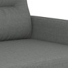 vidaXL Sofa Set Dark Grey Polyester, Plywood, Metal 2-seater Sofa Set - 4 of 4