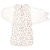 Hudson Baby Infant Girl Convertible Swaddle Sleep Sack, Neutral Pink Floral - image 3 of 4