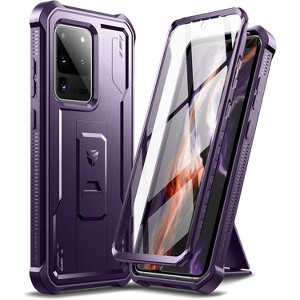 Dexnor Full Body Case for Samsung Galaxy S20 Ultra,[Built in Screen Protector and Kickstand] Military Grade Protection Shockproof Cover - 1 of 3