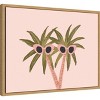 Amanti Art Palm Trees and Sunglasses by Kendra Dandy Canvas Wall Art Print Framed 24 x 18-in. - 3 of 4