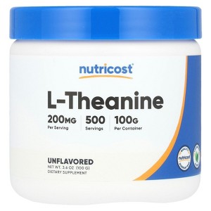 Nutricost L-Theanine, Unflavored, 3.6 oz (100 g) - 1 of 2